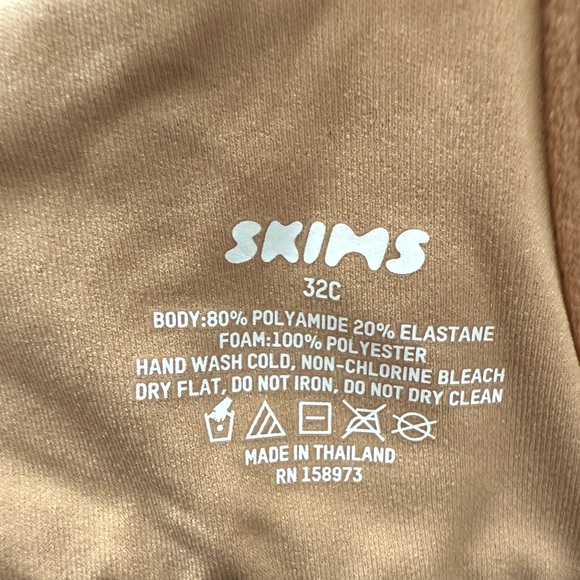 Skims Fits Everybody Tshirt Bra 32C New Without Tags - Picture 5 of 5